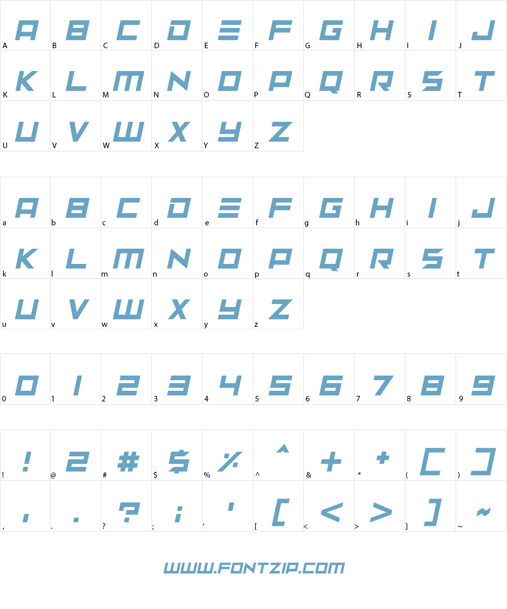 Neptune Lander Font Character